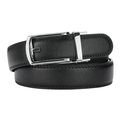 Men's automatic buckle waistband, adjustable without holes, suitable for office and daily casual wear