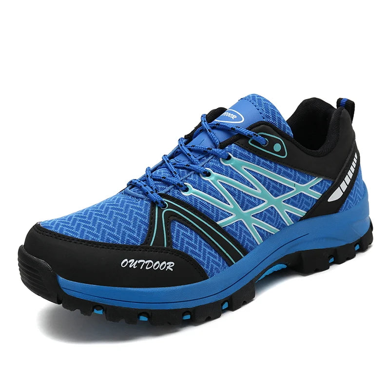 Brand Hiking Shoes Men Mesh Breathable Travel Shoe Outdoor Waterproof Hunting Fishing Shoes Mountain Off-Road Riding Sports Shoe