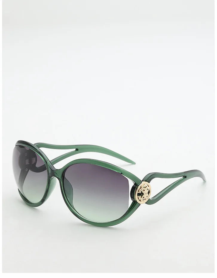 New Classic Oval Sunglasses Women Retro Lady Shades Driving Luxury Eyewear Fashion Ladies Sun Glasses UV400 Oculos De Sol