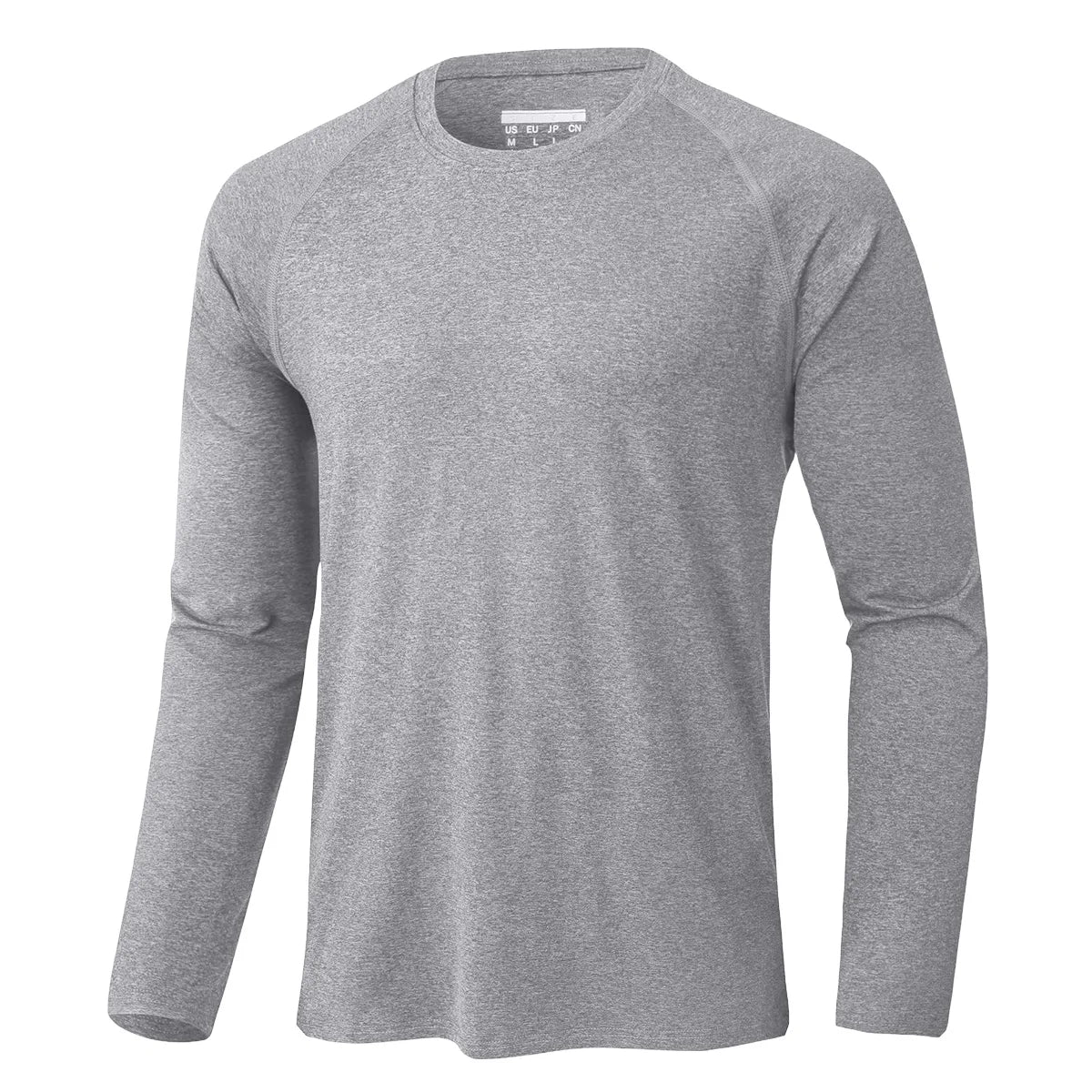 Men's UPF 50+ Shirts Summer Long Sleeve Lightweight T-Shirt Quick Dry Breathable Shirt Outdoor Sport Gym Running Tops