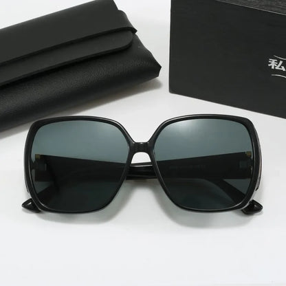 2025 New Vintage Oversized Square Polarized Sunglasses Women New Fashion Gradient Sun Glasses Men Driving Eyewear UV400 Shades