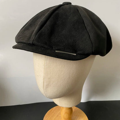 Vintage Men's Newsboy Cap With Blades Peaky Hats Women Men Berets Classic Woolen Octagonal Caps Casual Gatsby Flat Hat NZ297