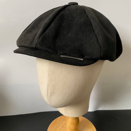 Vintage Men's Newsboy Cap With Blades Peaky Hats Women Men Berets Classic Woolen Octagonal Caps Casual Gatsby Flat Hat NZ297