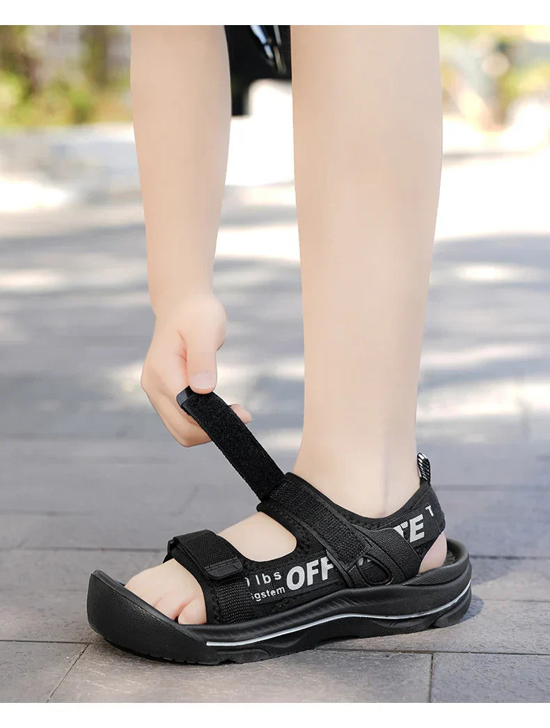 Fashion Kids Sandals Shoes Boy Water Sneaker Summer Outdoor Sports Non-slip Soft Beach Sandals for Boy Casual Shoes