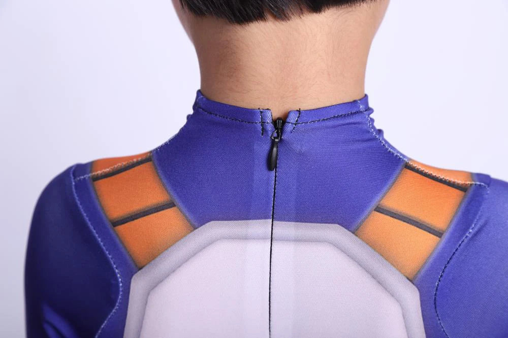 Kids Adult Blue Vegeta-boy Cosplay Costume Goku Costume Suit Superhero Jumpsuit Finery Dress Up