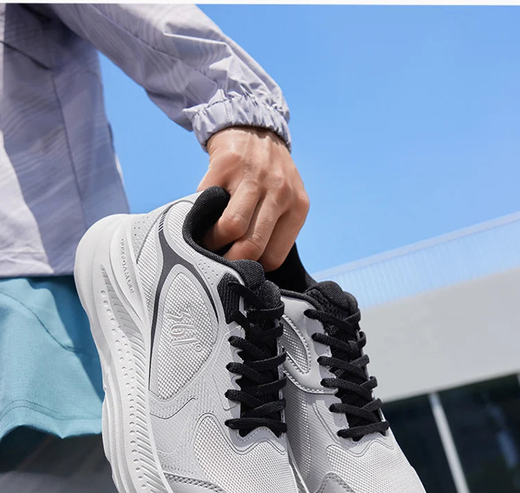 Men Running Shoes Soft Mesh Thick-soled Trendy Cushioning Durable Breathable Jogging Stable Male Sneaker 672532237