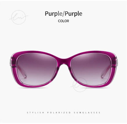 Brand Young Style Women's Sunglasses Gradient Polarized Driving Glasses Luxury Design Ladies Elegant Lunette De Soleil Femme