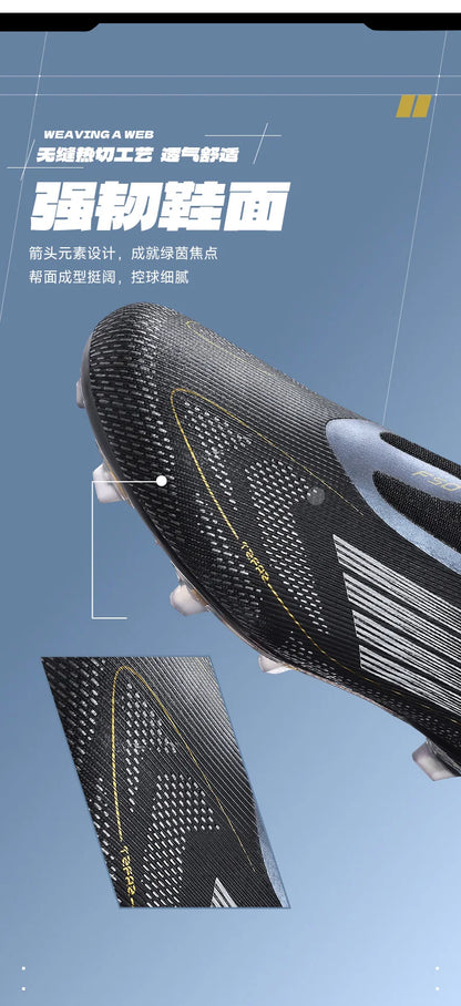 New Men Soccer Shoes Training Boys Sport Football Boots FG/TF Non Slip Match Breathable Adult Long Spikes Cleats Outdoor Sneaker