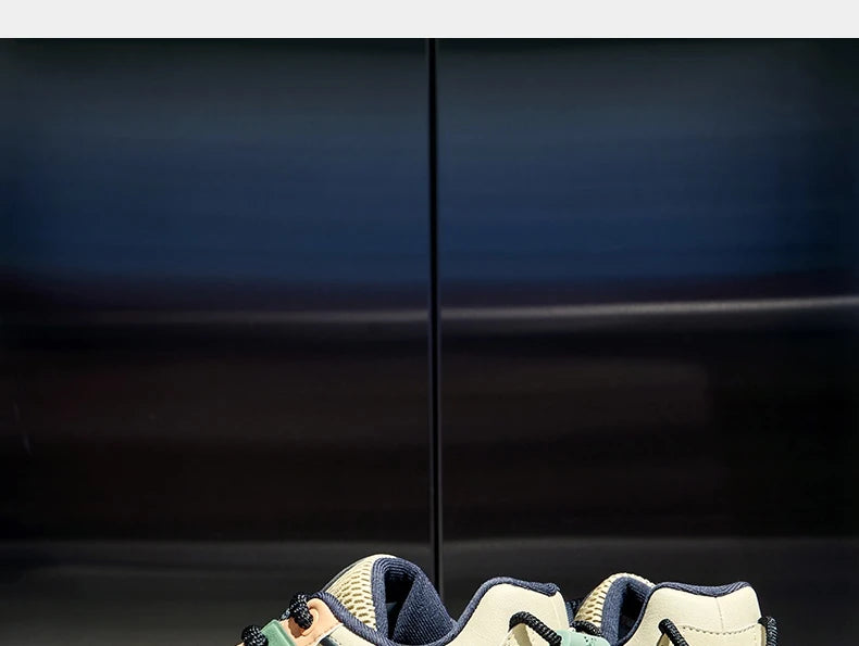 Men's Board Shoes Rebound Versatile Anti-slip Thick-soled Casual Wear-resistant Male Sneakers 672536610