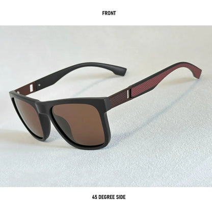 Vintage Retro Polarized Sunglasses For Men Vacation Square Sunglass Women UV400 Protection Fashion Glasses Gafas De Sol Hombre