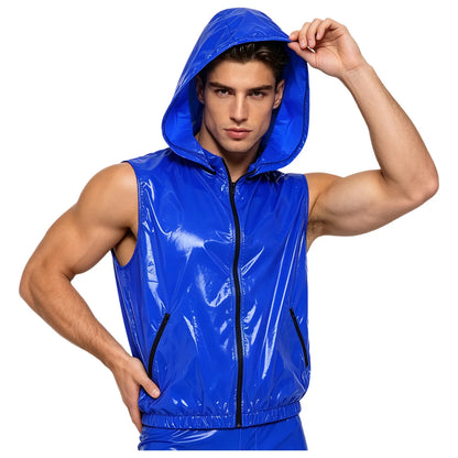 Mens Waterproof Hooded Jacket Tops Breathable Raincoat Waterproof Windproof Outdoor Biking Fishing Jacket Hood Outerwear