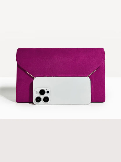Velvet Envelope Bags Women Evening Wallets High Quality Clutches Banquet Dresses Clutch Over Shoulder Bags with Chain Handbags