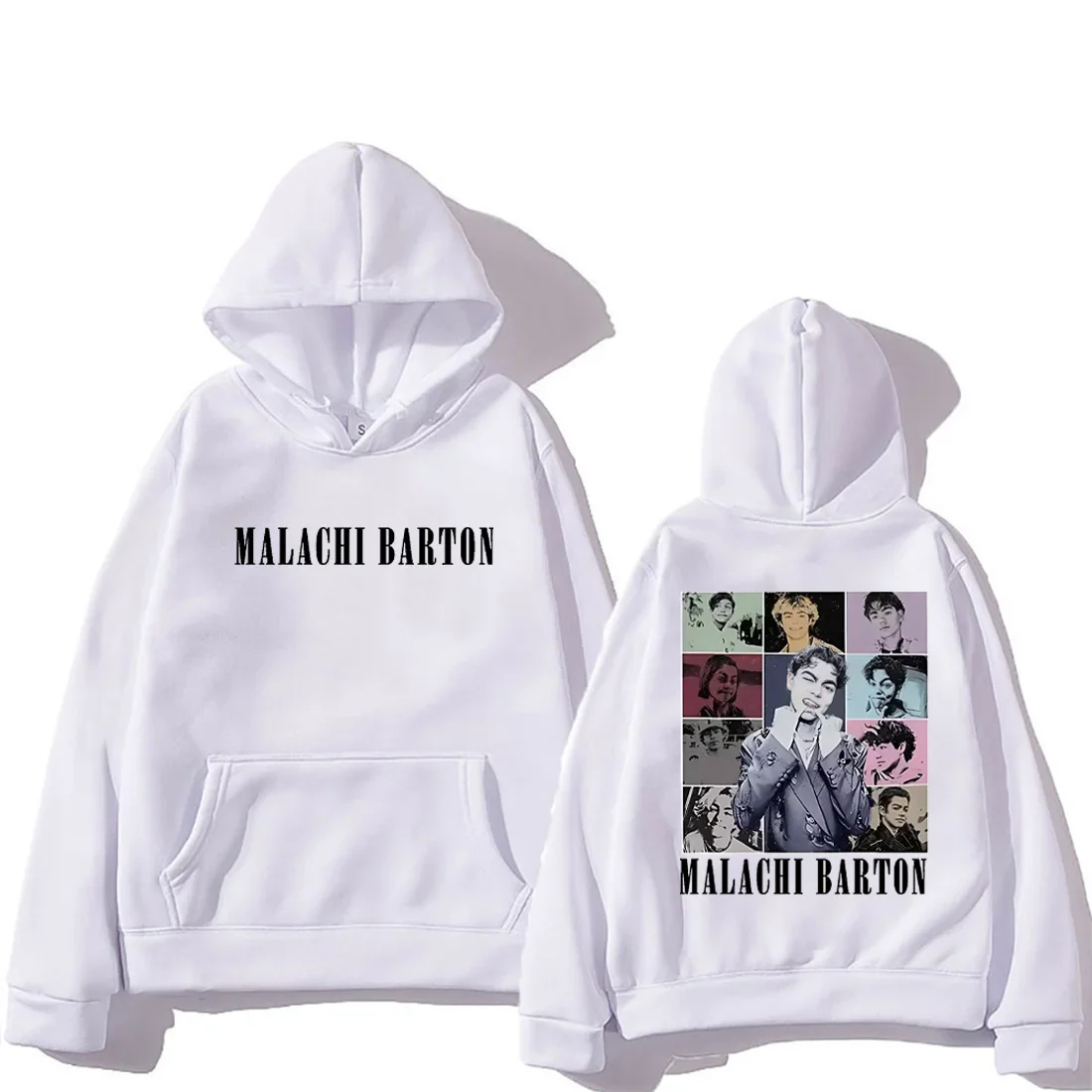 Malachi Barton Graphic Hoodie Men Women's 2025 vintage Autumn Winter Fashion pullovers Long Sleeve Fleece hip hop gothic clothes