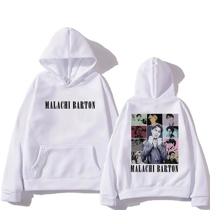 Malachi Barton Graphic Hoodie Men Women's 2025 vintage Autumn Winter Fashion pullovers Long Sleeve Fleece hip hop gothic clothes