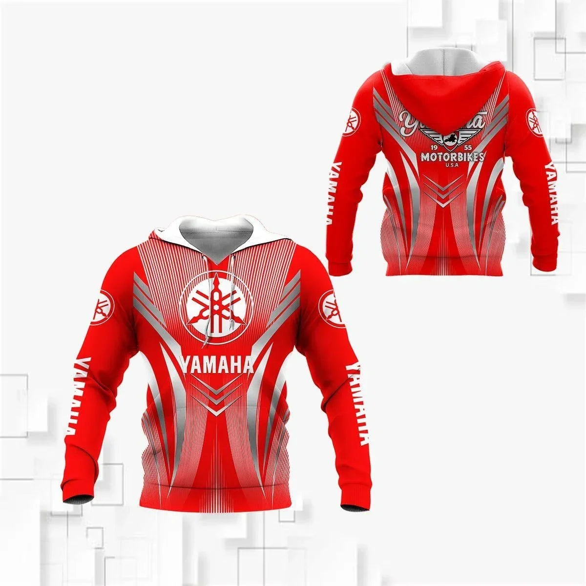 New Yamaha Motorcycle Hoodie, 3D Printed Jersey, Street Style, High-Quality Sport Shirt, Sport Coat