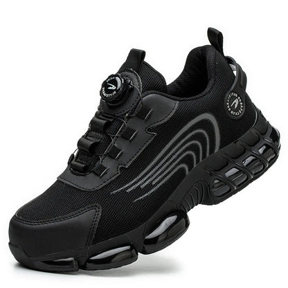 Man Safety Shoes Puncture-Proof Work Sneaker Waterproof Work Shoes Steel Toe Shoes Safety Boots Indestructible Shoes Lightweight
