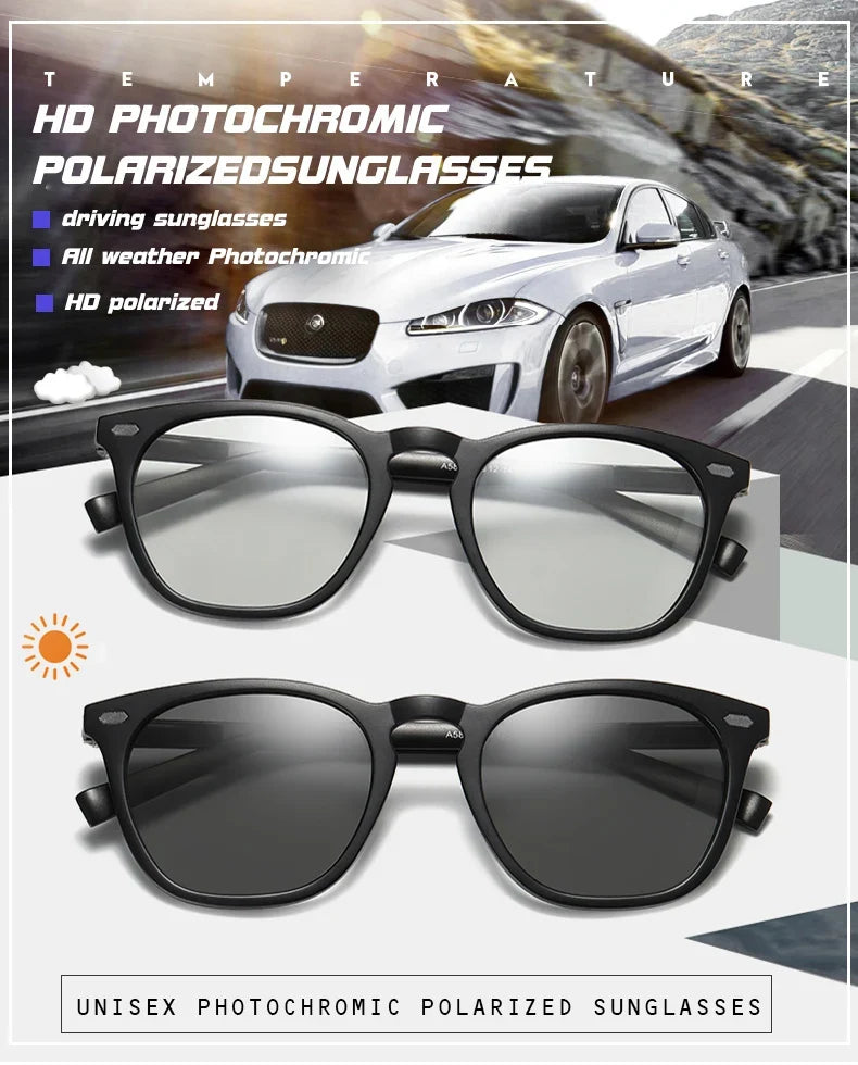 Aluminum Polarized Sunglasses Women Men Photochromic Sun Glasses UV400 High Quality Chameleon Driving Goggles Eyewear Gafas