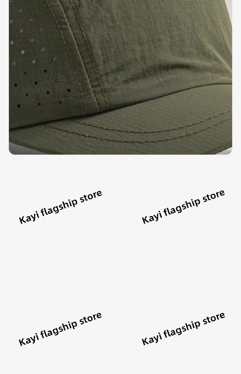 Summer Thin Breathable Mesh Baseball Caps for Men and Women Outdoor Camping Leisure Sun Protection Quick-drying Hiking Hats