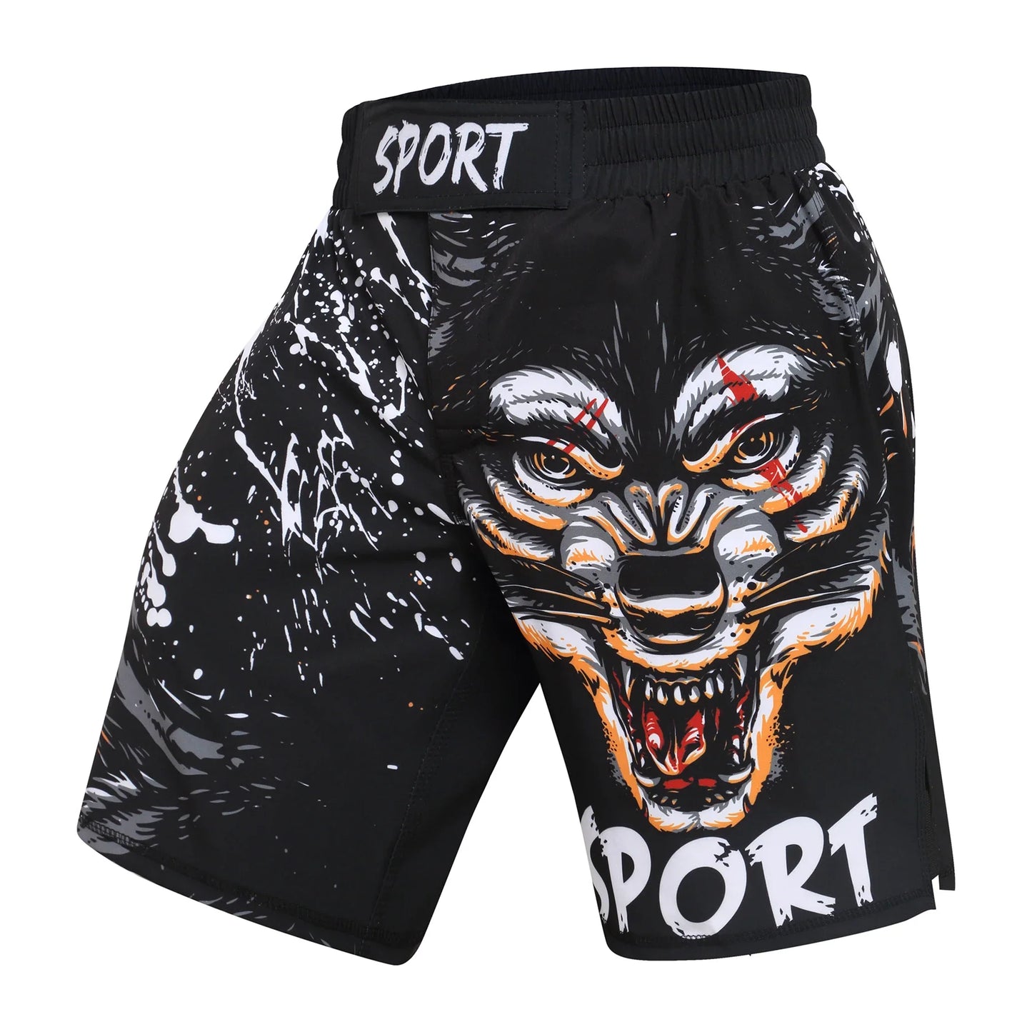 Training Fight Shorts Men's Boxing MMA Combat BJJ Grappling Fitness Muay Thai Kickboxing No Gi Shorts With Sublimation Printed