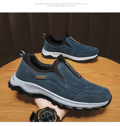 Outdoor Comprehensive Training Shoes Casual Men's Shoes Breathable Suede Leather Shoes Non-slip Walking Shoes Sports Shoes