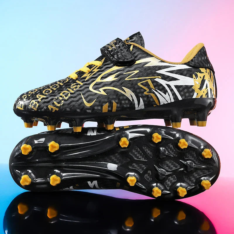 New Men Kids Football Boots Ultralight Professional Boys Match Grass Soccer Shoes Cleats Non-Slip Training Shoes Drop Shipping