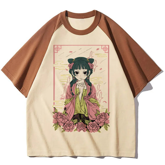 Maomao the Apothecary Diaries tshirt girl Comfortable graphic Y2k University Retro tshirt Trendy Graphic harajuku Digital Pastel