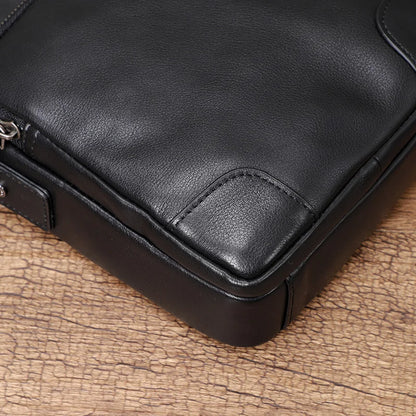 Natural Genuine Leather Men Bag Flap Soft Leather Shoulder Bags Small Male Crossbody Bag First Layer Cowhide Messnger Bags
