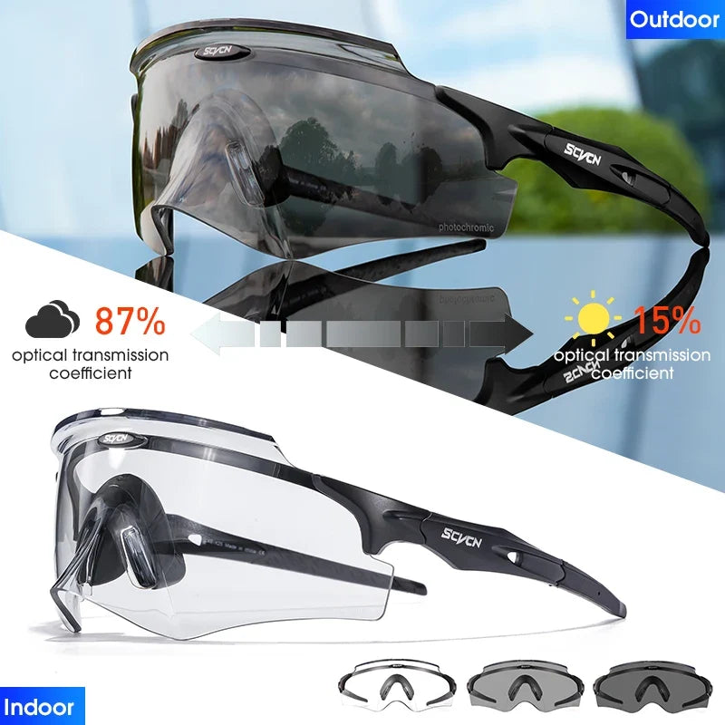 Men's Cycling Glasses Outdoor Sport Runing Sunglasses Women MTB Bike Bicycle Goggles Road Riding Fishing Hiking Eyewear