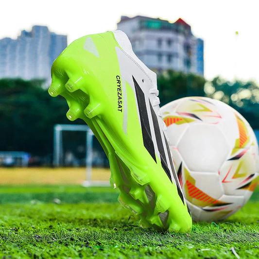 New Men Original Soccer Shoes Society Sneaker Quality Indoor Long Spikes Resistant Sports Match Unisex Training Football Boots