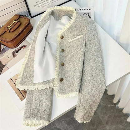 Women's Suit Coat 2025 Spring Autumn Temperament Fashion Ladies Blazer Jacket High Quality Be All-match Lady Loose Outerwear