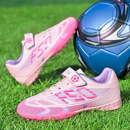 New Kid Match Boys Football Boots Professional Non-Slip Sneakers Match Soccer Shoes Sports Shoes Outdoor Comfortable Unisex