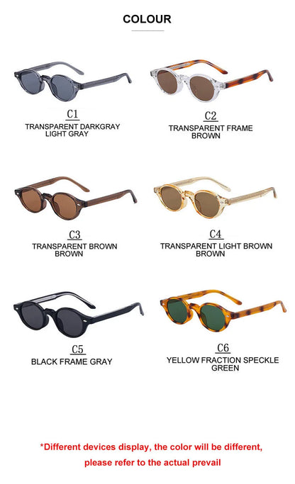Fashion Oval Sunglasses Women Trendy Luxury Glasses Sunglass Men Luxe Femme Lentes De Sol Mujer Lunette Soleil Femme Zonnebril