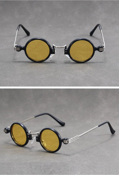 Round Steampunk Sunglasses For Men Retro Fashion Punk Sunglasses Women Trendy Vintage Glasses Dropshipping Gafas De Sol Hombre