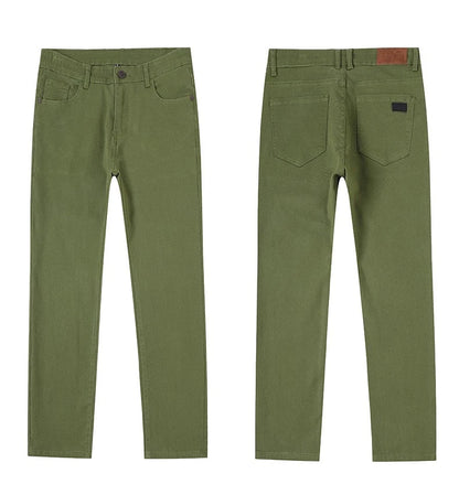 New Autumn Stretch Jeans Men's Clothing Slim Fashion Comfortable Hip-hop High Streetwear Male Elasticity Denim Trousers
