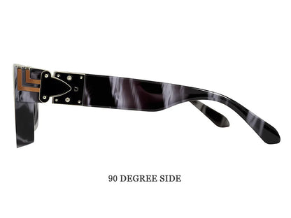 Brand Design Square Sunglass Men Vintage Retro Millionaire Sunglasses Women Thick Frame Fashion Glasses Dropshipping Gafas De So