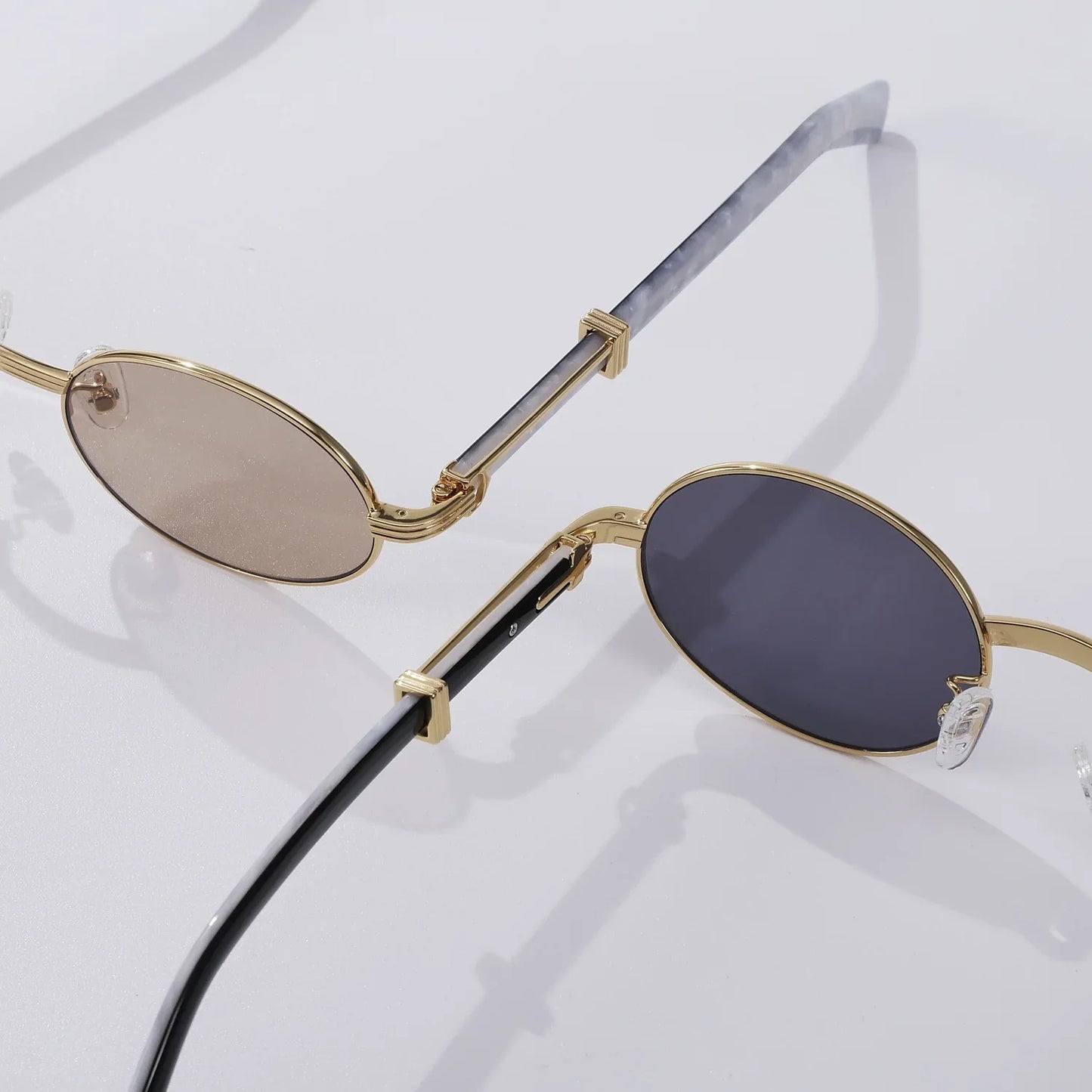 2025 New Retro Pure Titanium Acetate Sun Protection Men Sunglasses Fashion Round Outdoor Shading UV400 Driving Women Sun Glasses