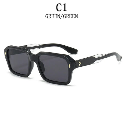 Square Sunglass Men Fashion Sunglasses Women 2025 Trendy Vintage Fashion Glasses Retro Gafas De Sol Hombre Lunette Soleil Femme
