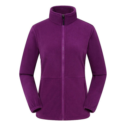 Winter Polar Fleece Jackets Women Windproof Thermal Soft Shell Jacket Outdoor Hiking Camping Skiing Climbing Warm Coat