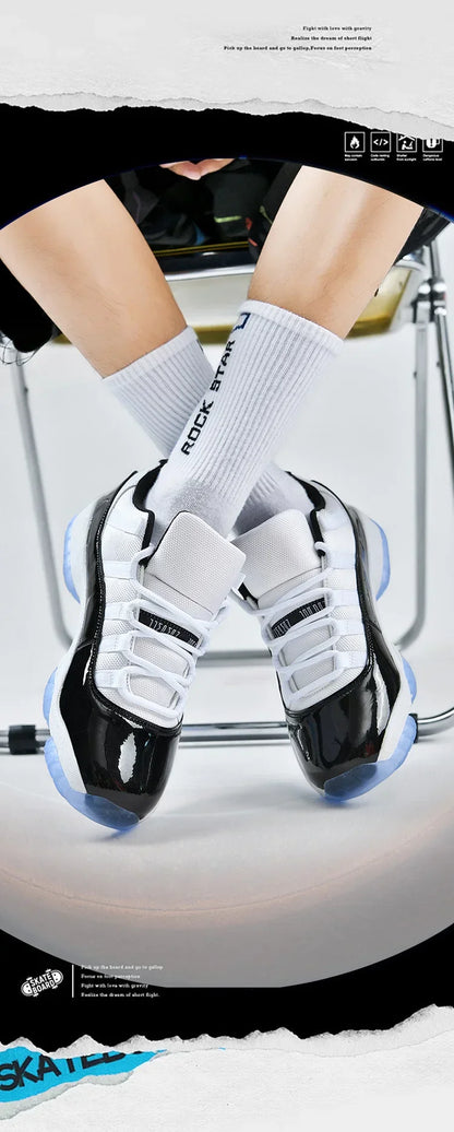 2025 New Spring and Summer Basketball Shoes for Male Students, Versatile Couple Models, Shock-Absorbing Sports Shoes