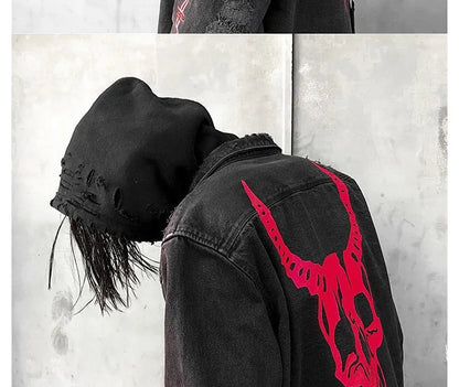 Gym Mens Denim Jacket Fashion Motorcycle Jeans Jackets Men Causal Cotton Black Sports Sweatshirt Fitness Man Outerwear Coat