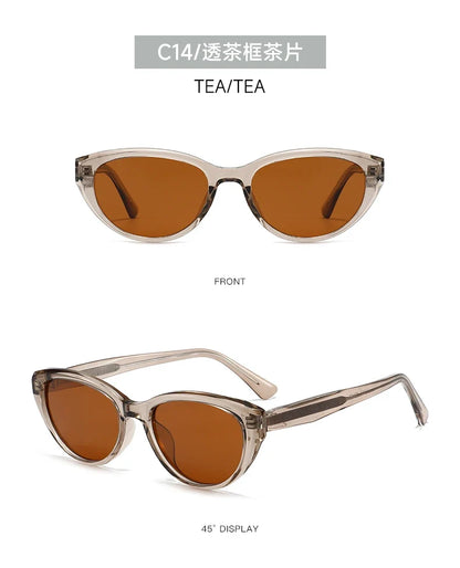 New Sweet Simple and Stylish Cat Eye Sunglasses UV Protection Reading Glasses Women Customizable Prescription 99022