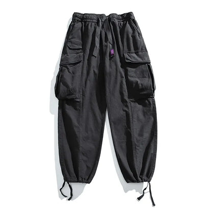 Oversized Cargo Pants For Men Multi Pocket Loose Fit Streetwear Casual American Style Korean Trendy Fashion Straight Leg Pants