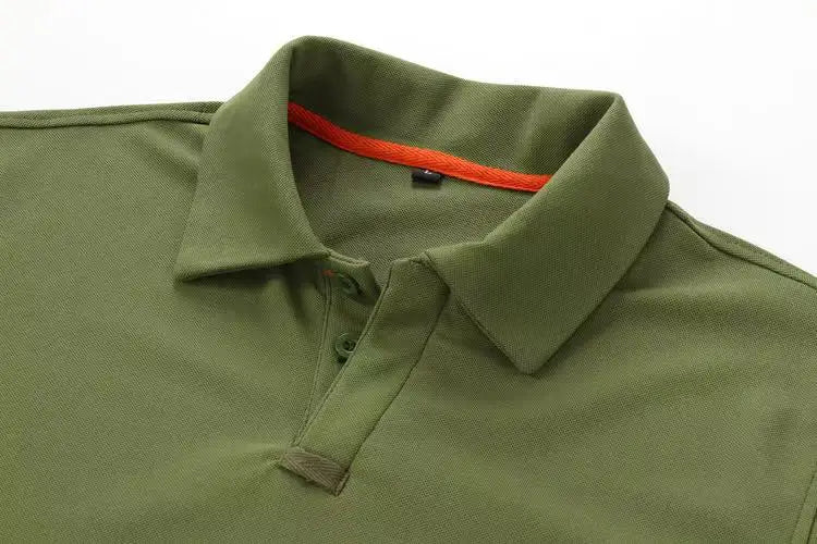 Men's M-4XL Quick Dry Pullover Long Sleeve Shirts Oversized Breathable Clothes Tactical Elastic Plain Turn-down Sports T-shirts