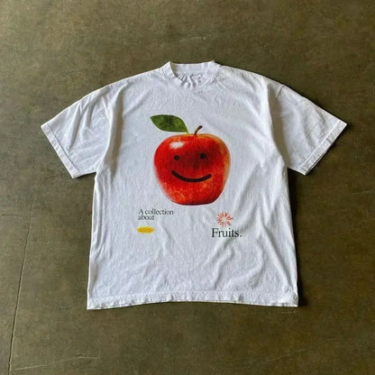2000s Harajuku T Shirts Vintage Y2k Streetwear Gothic Harajuku Graphic T-shirts Retro Kawaii Printing Casual T-shirts Unisex