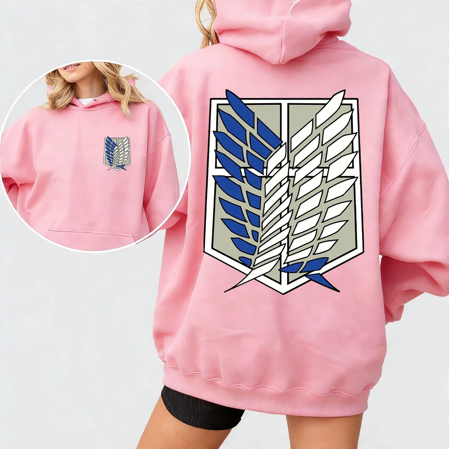 Attack on Titan Cosplay Hoodie Man Woman Harajuku Long Sleeve Pullover Tops Sweatshirt Gift