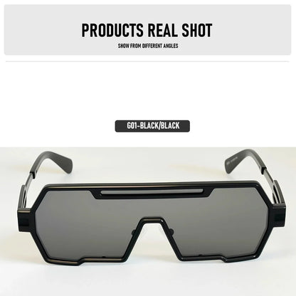 Square Steampunk Sunglasses Women 2026 One Pieces UV400 Protection Sunglass Men Brand Design Fashion Glasses Gafas De Sol Hombre