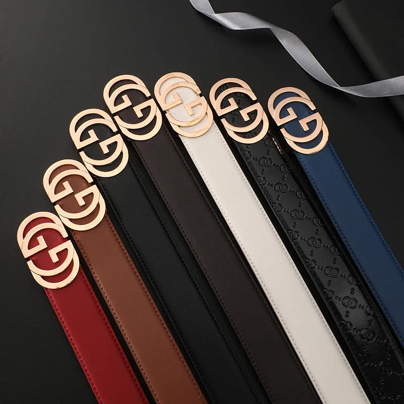 High Quality Luxury Brand Designer Casual pants Belts Male Buckle Men belts Genuine Leather Belt Strap for Jeans