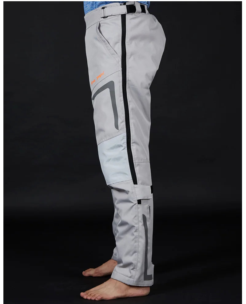 Wind-proof and warm-keeping equipment for motorcycle riding pants; fall-proof and quick-release pants in winter