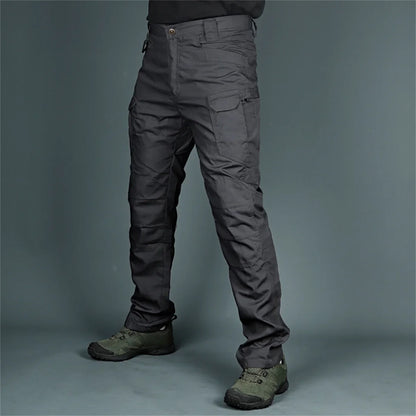 Plus Size Men's Elastic Tactical Pants Camping Hiking Fishing Trekking Climbing Outdoor Trousers Quick Dry Sports