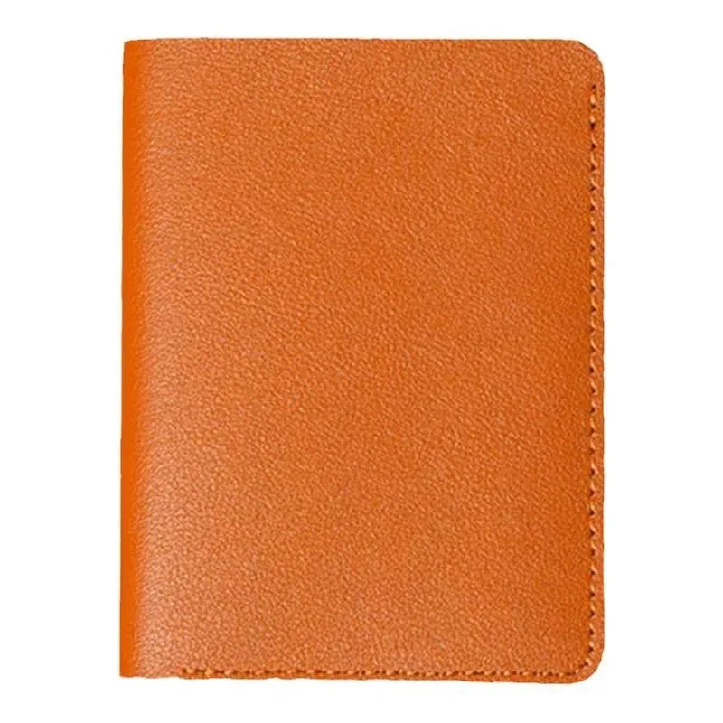 2025 Soft Leather Mini Wallet – Slim Foldable Card Case with Snap Closure for Women & Men
